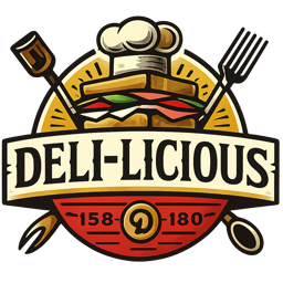 DELI-LICIOUS logo.